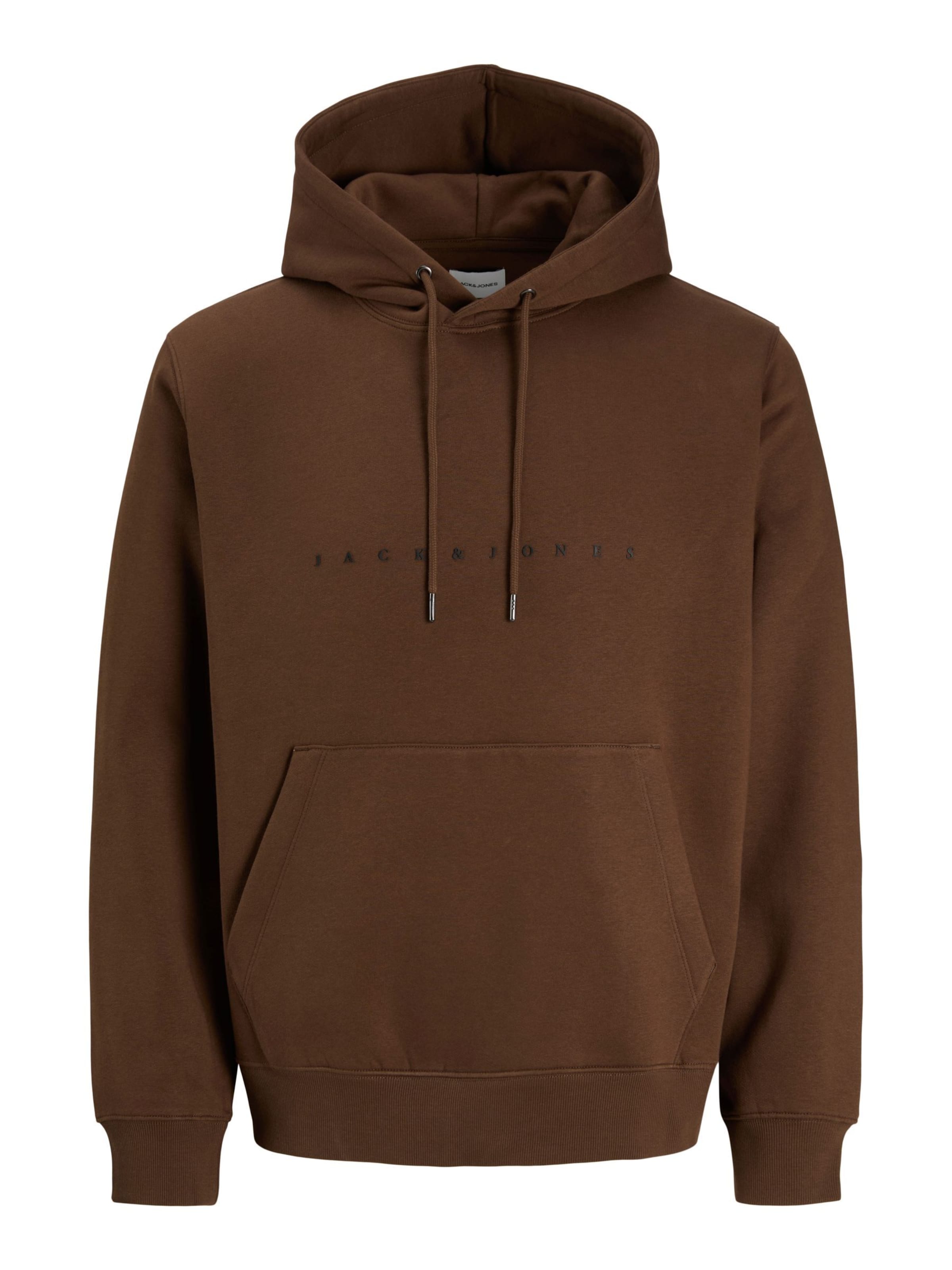 JACK & JONES Sweat-shirt 'JJEstar' en S en chocolat, Vue avec produit