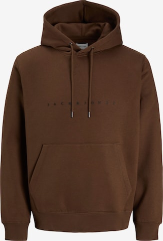 Sweat-shirt 'JJEstar' JACK & JONES en marron : devant