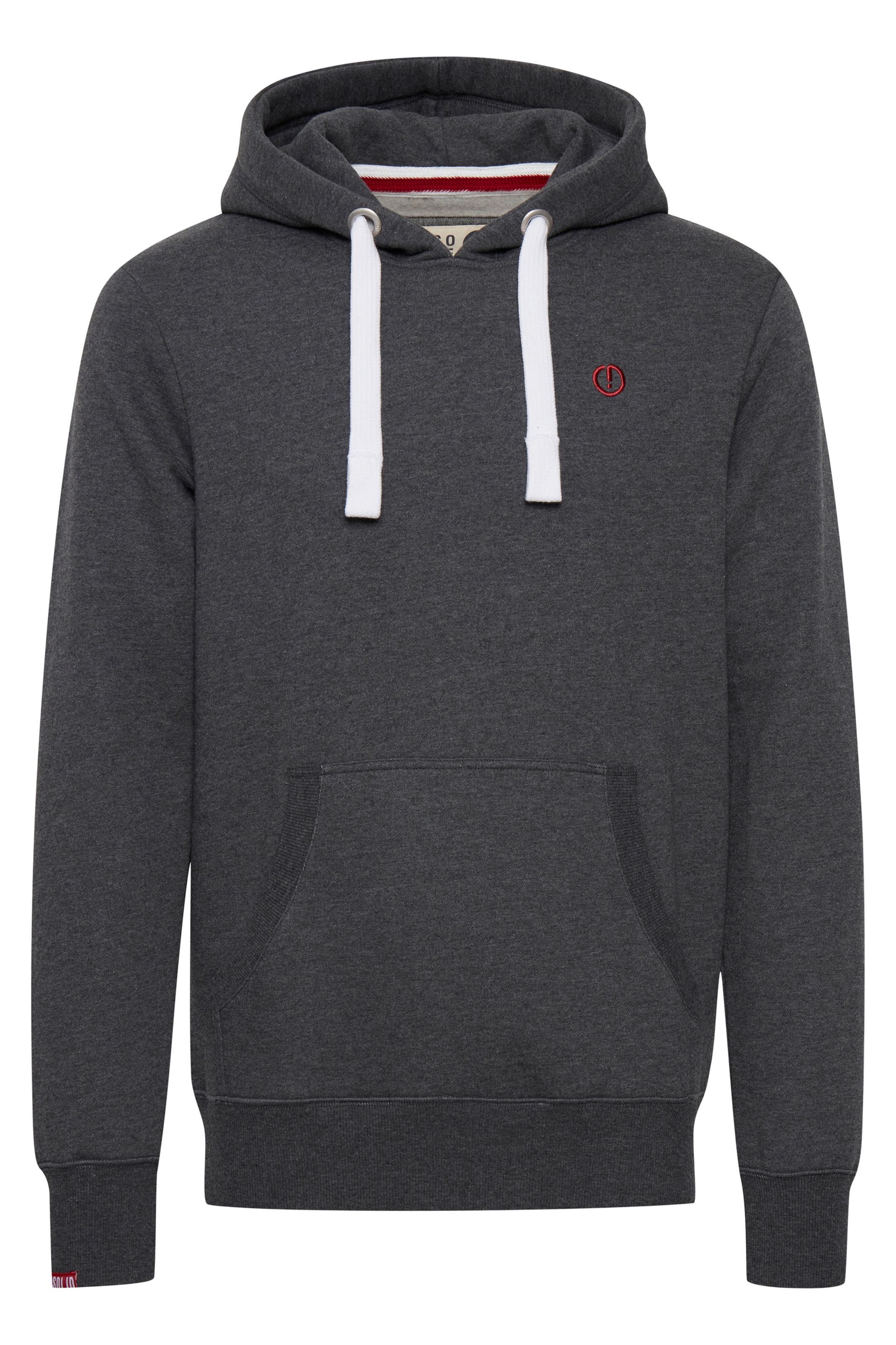 Sweat-shirt 'BennHood' !Solid en gris : devant