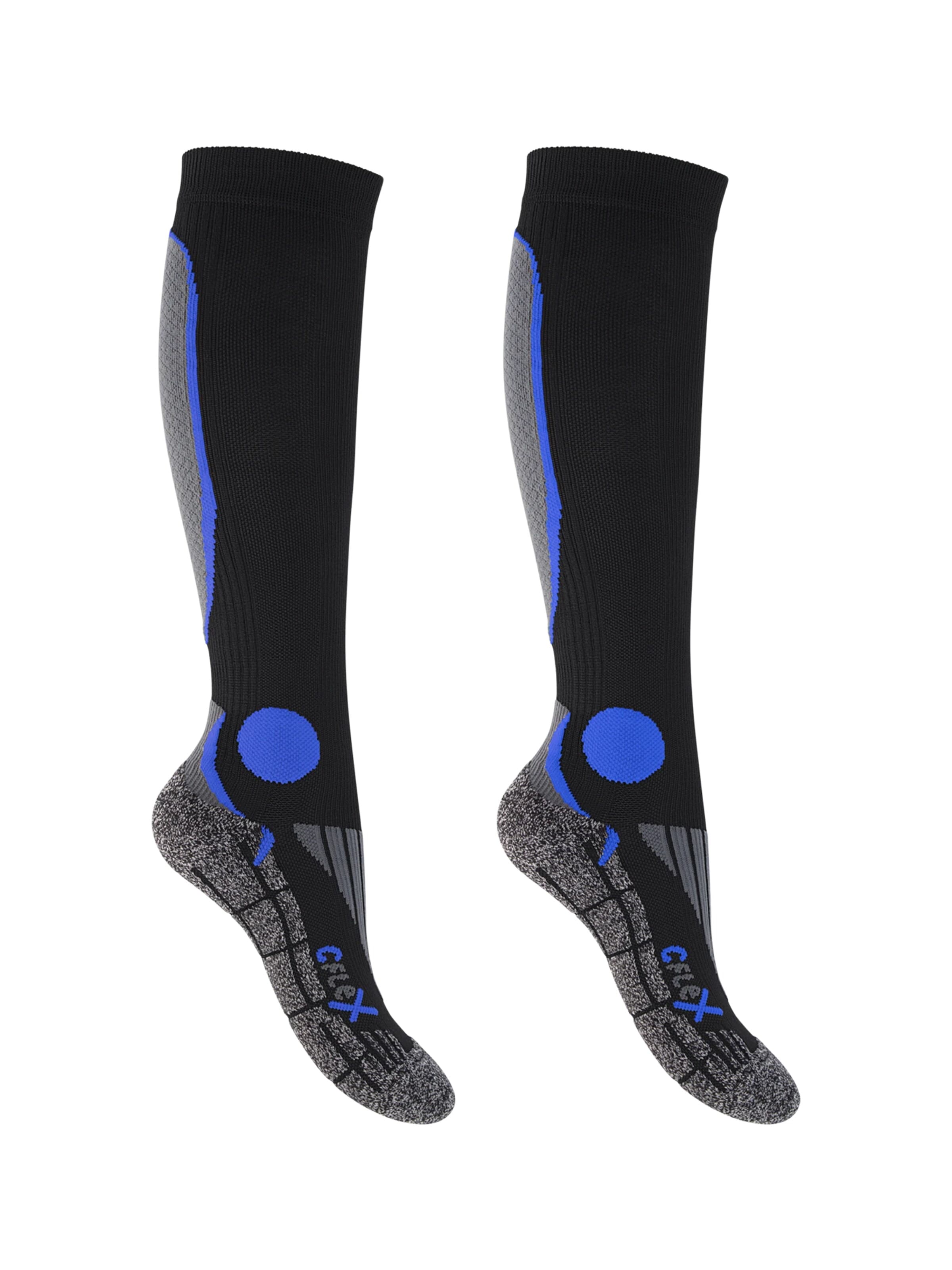 cflex Athletic Socks 'Performance' in Blue: front