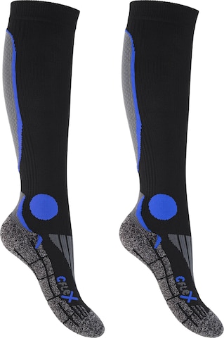 cflex Athletic Socks 'Performance' in Blue: front