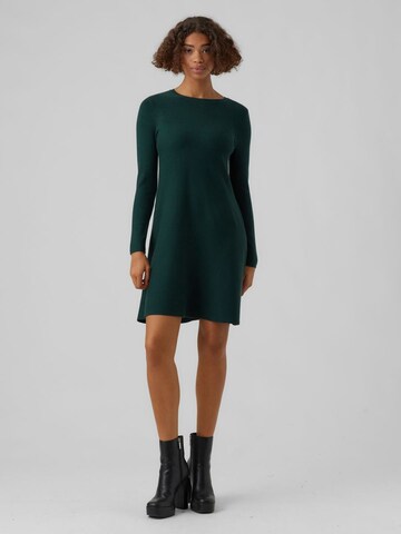 VERO MODA - Vestido de punto en verde