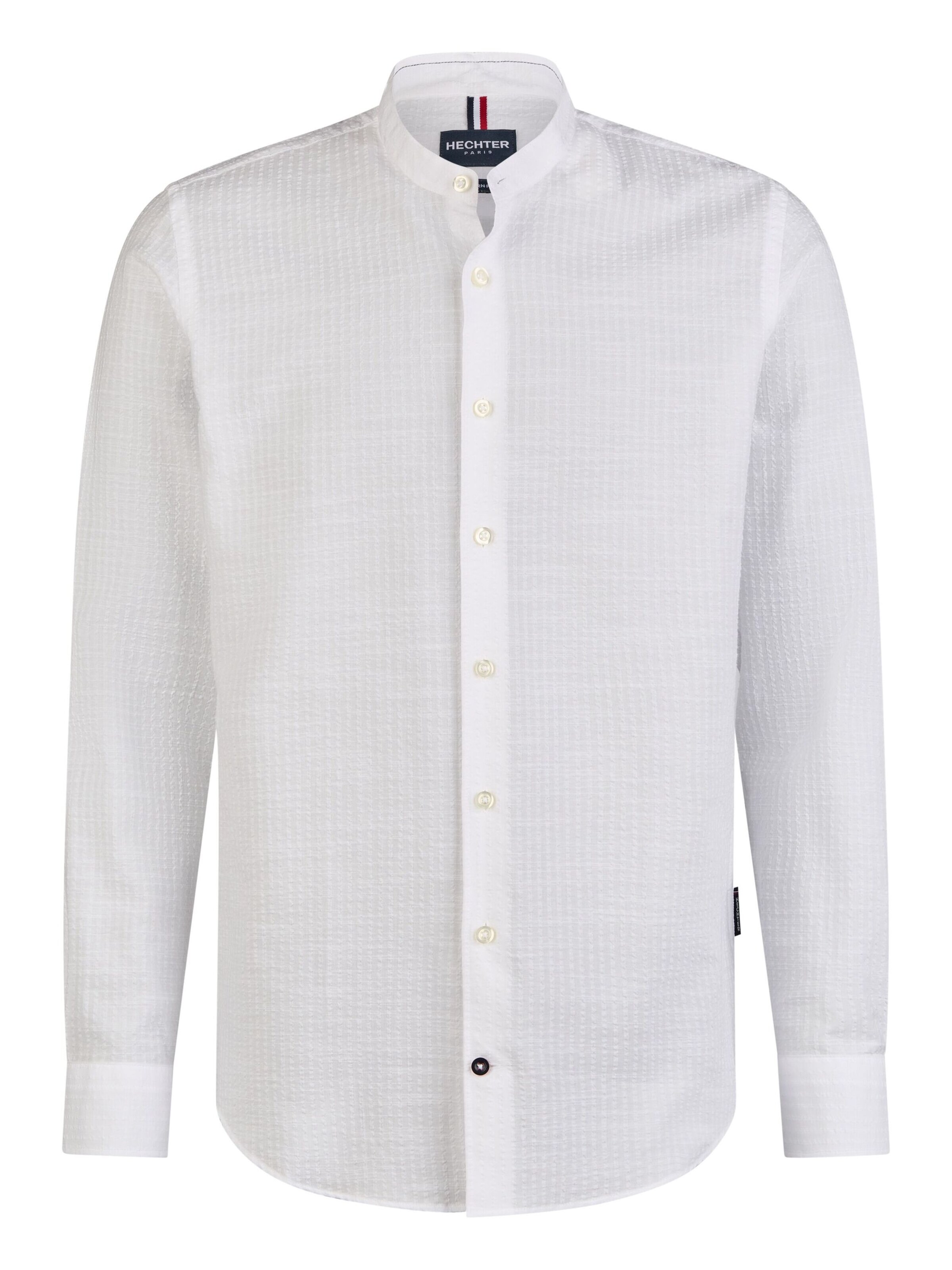 Coupe slim Chemise HECHTER PARIS en blanc : devant
