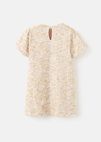 MANGO KIDS Kleid 'Plumi' in Gold