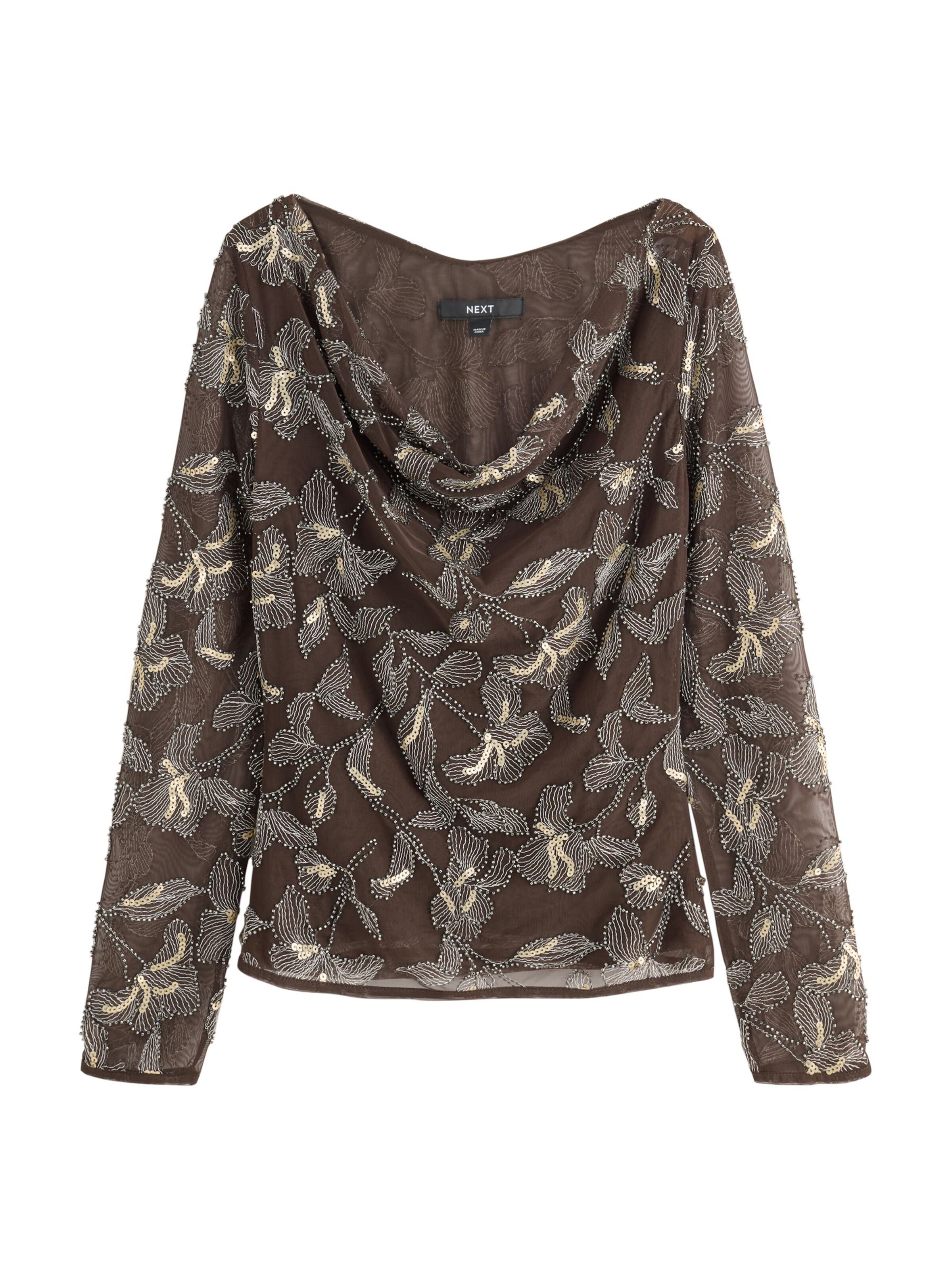 Camicia da donna di Next in marrone: frontale