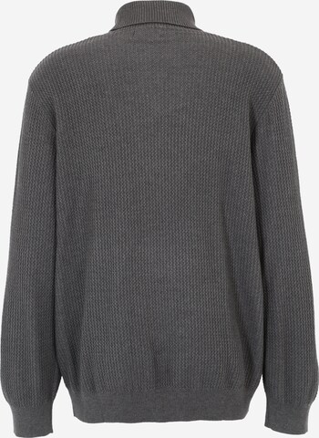 Jack & Jones Plus Sweater 'CARLOS' in Grey