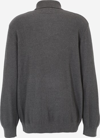 Jack & Jones Plus Sweter 'CARLOS' w kolorze szary