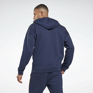 Reebok Athletic Zip-Up Hoodie in Blue