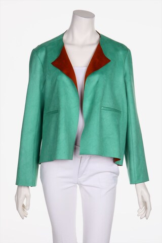Weili Zheng Jacket & Coat in L in Green: front