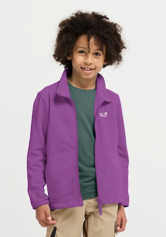 JACK WOLFSKIN Fleece Jacket in Purple: front