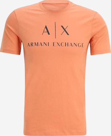 ARMANI EXCHANGE Tričko '8NZTCJ' – oranžová: přední strana