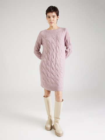JDY Úpletové šaty 'SKITTY' – pink: přední strana