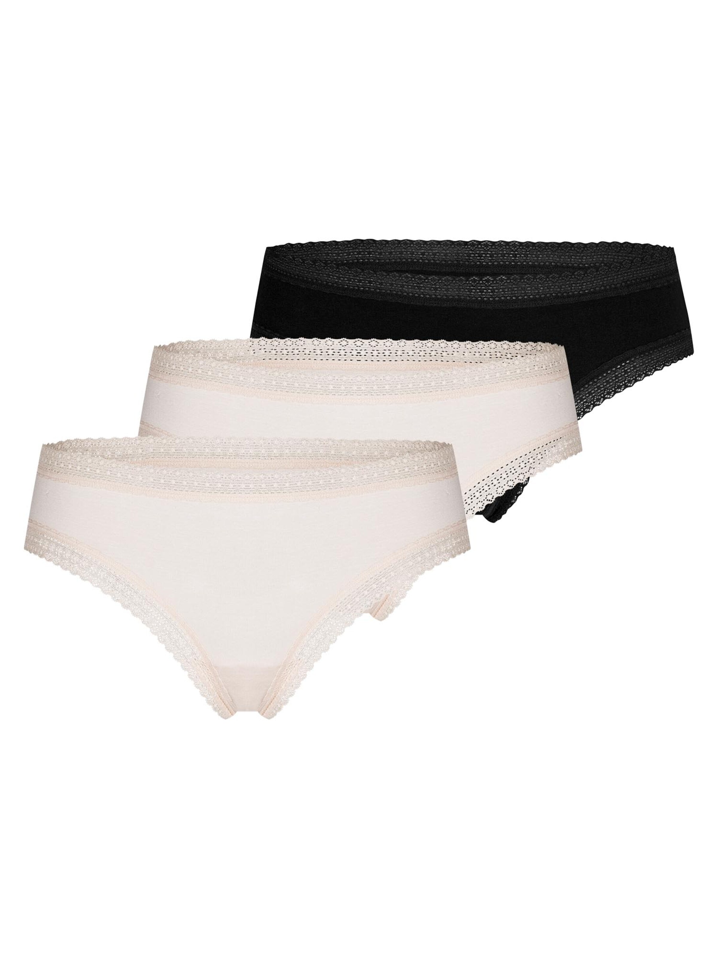 Mey Boyshorts 'Modal Lace' in Brown: front