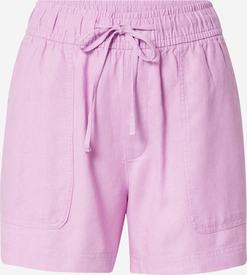 Regular Pantalon GAP en violet : devant