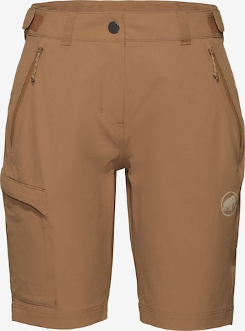 MAMMUT Workout Pants in Beige: front