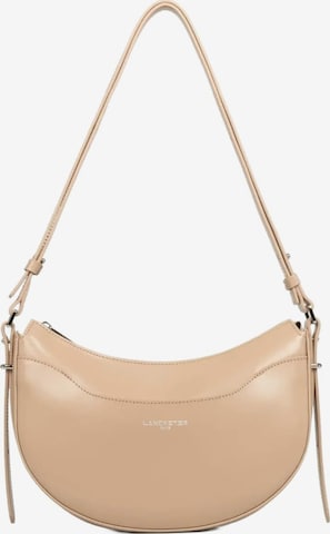 LANCASTER Paris Käsilaukku 'Lancaster Sac demi lune Zippé Suave Ace Beige Foncé' värissä beige: etupuoli