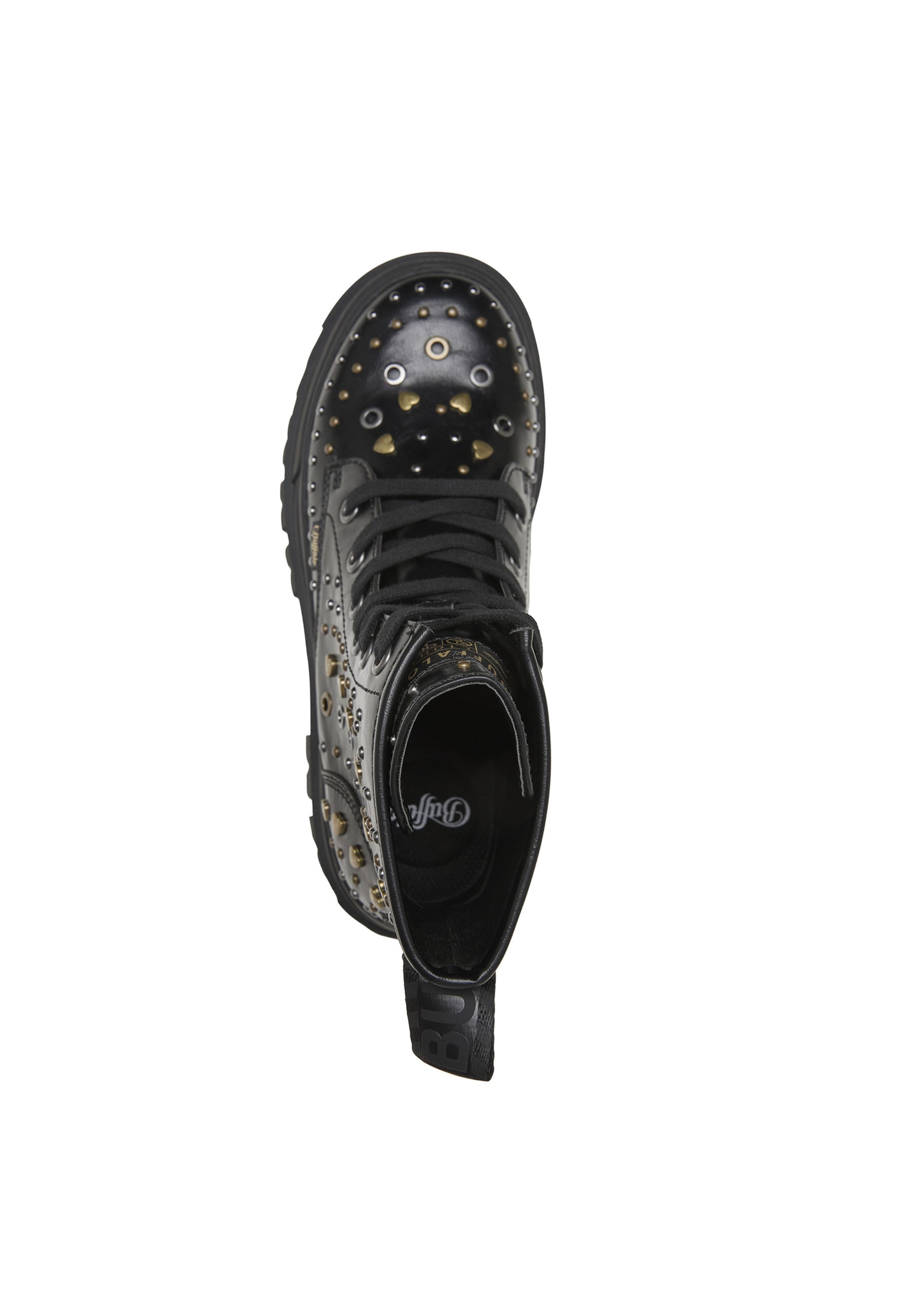 Bottines à lacets 'ASPHA' BUFFALO en noir