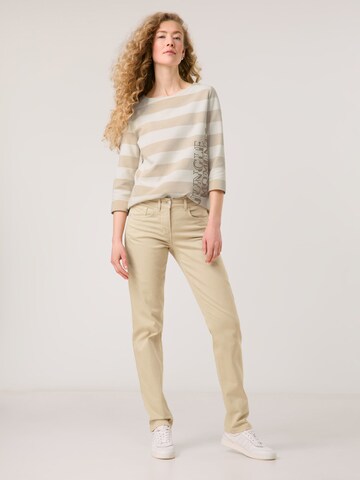 GERRY WEBER Slim fit Jeans in Beige