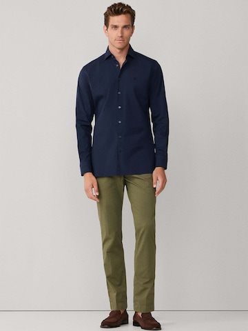 Coupe regular Chemise 'Ess' Hackett London en bleu
