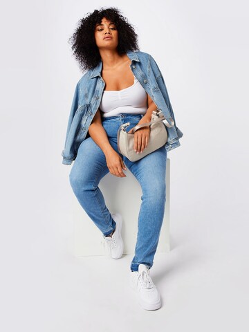 Zizzi Slimfit Jeans 'CLARA' in Blau