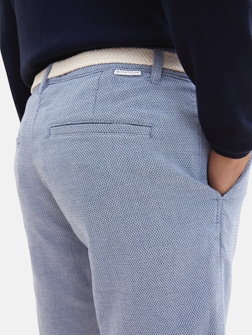 TOM TAILOR Slimfit Chino in Blauw