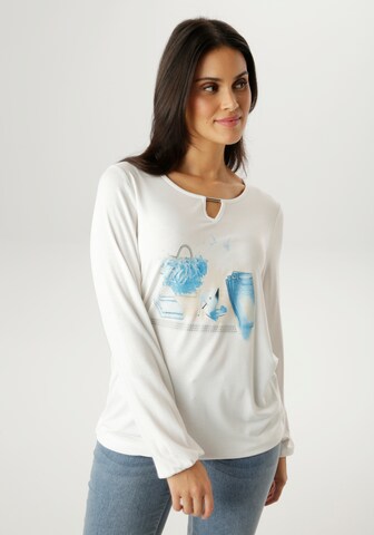 Aniston SELECTED Shirt in Weiß: Vorderseite