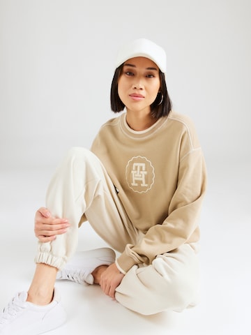 Sweat-shirt TOMMY HILFIGER en beige