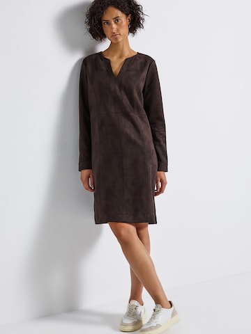 STREET ONE Kleid in Braun