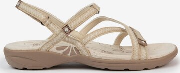 Sandales de randonnée Izas en beige : devant