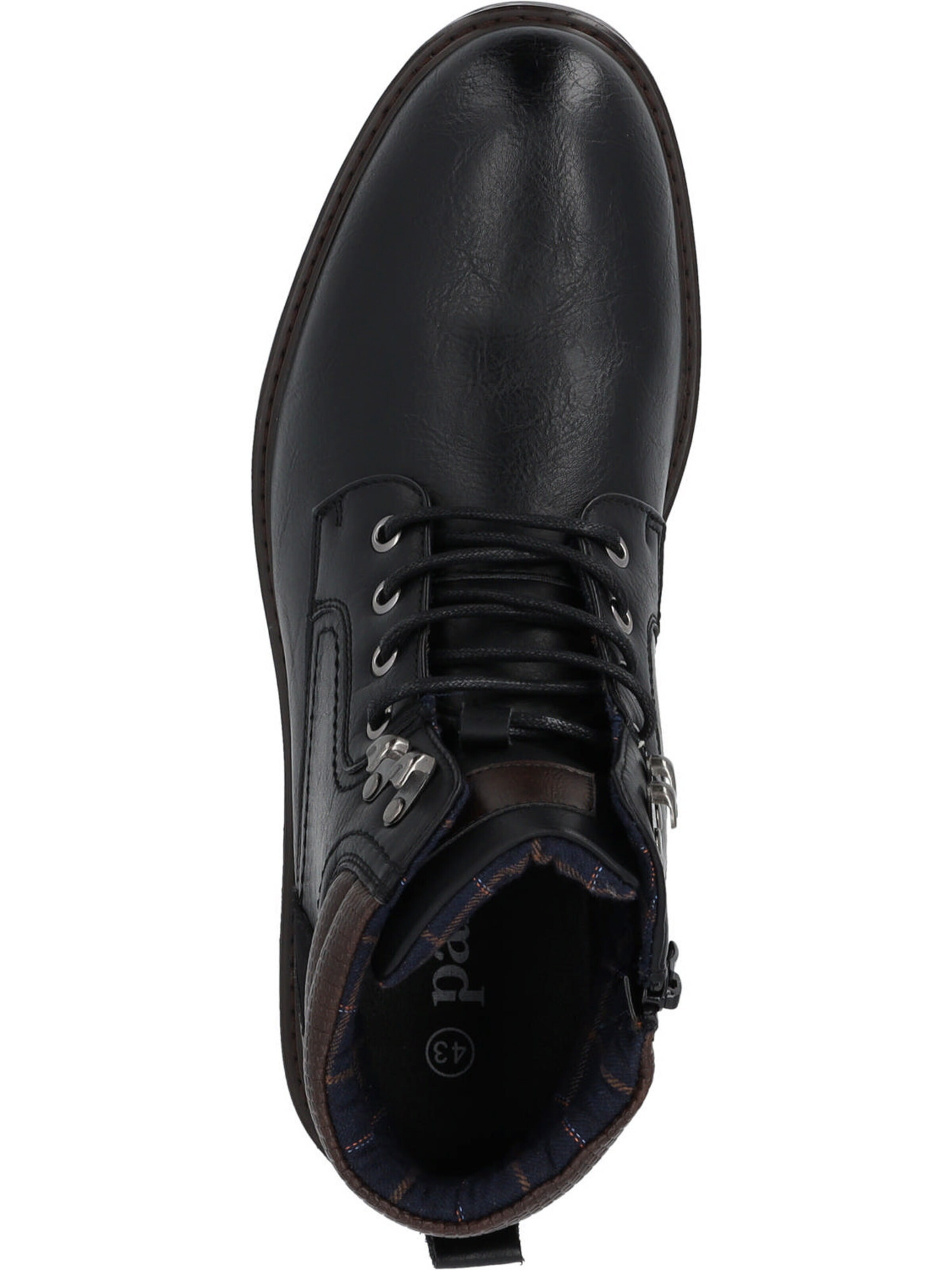 Bottines à lacets 'Palado Niknas' Palado en noir