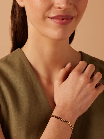 Lucardi Armband in Gold: Vorderseite