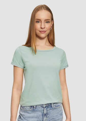 T-shirt QS en vert : devant