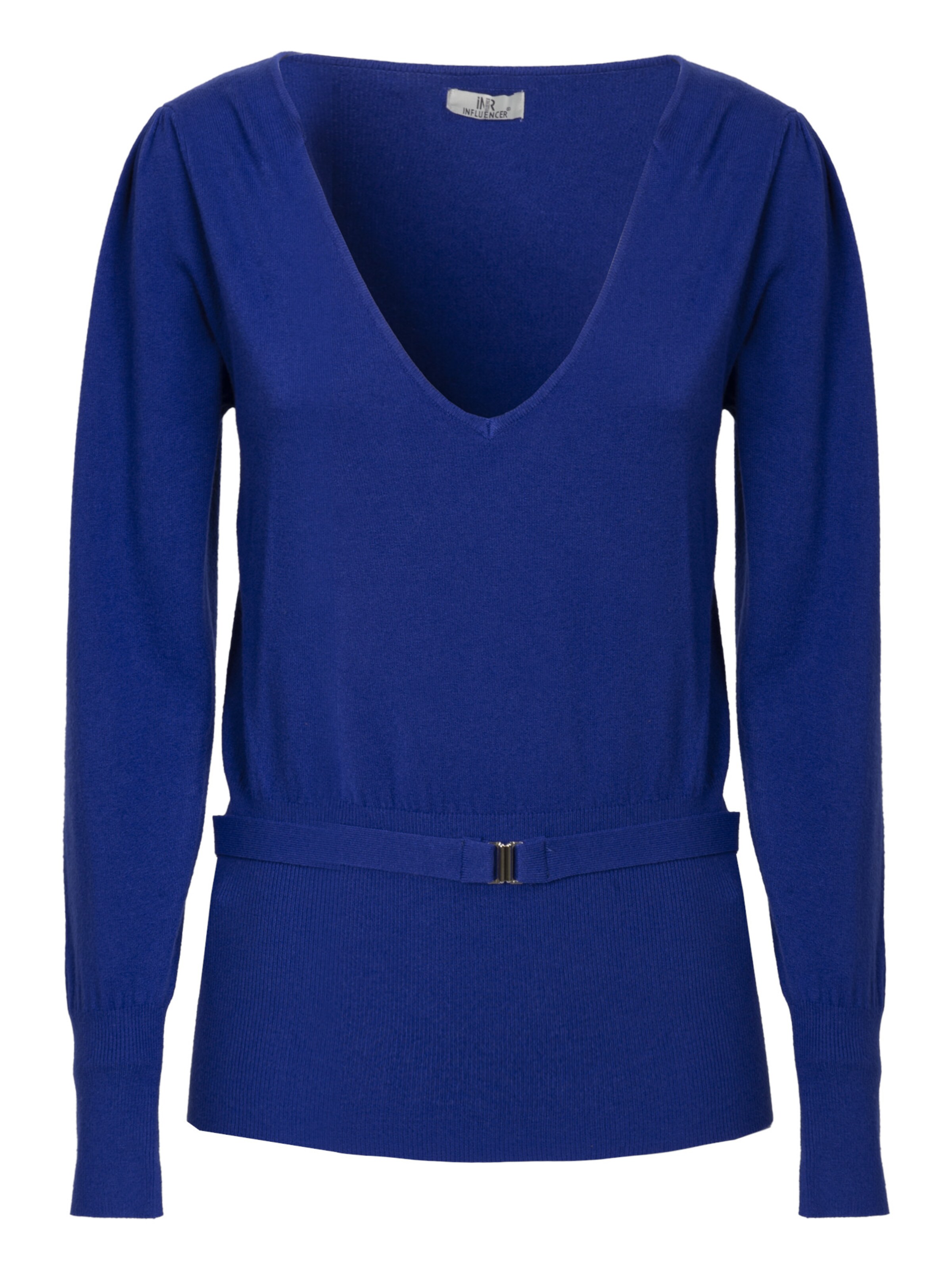 Influencer Sweater in Blue: front