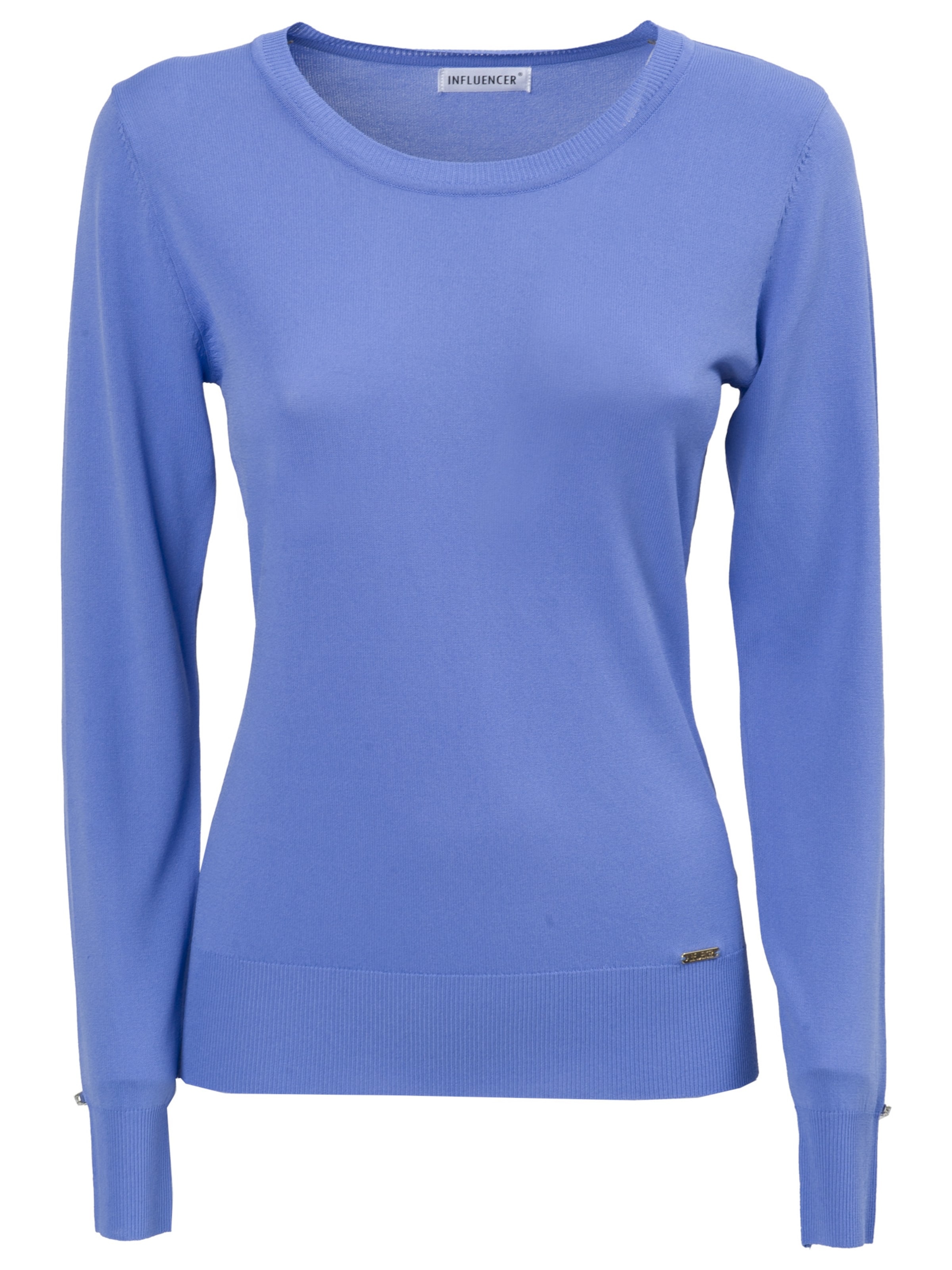 Influencer Sweater in Blue: front