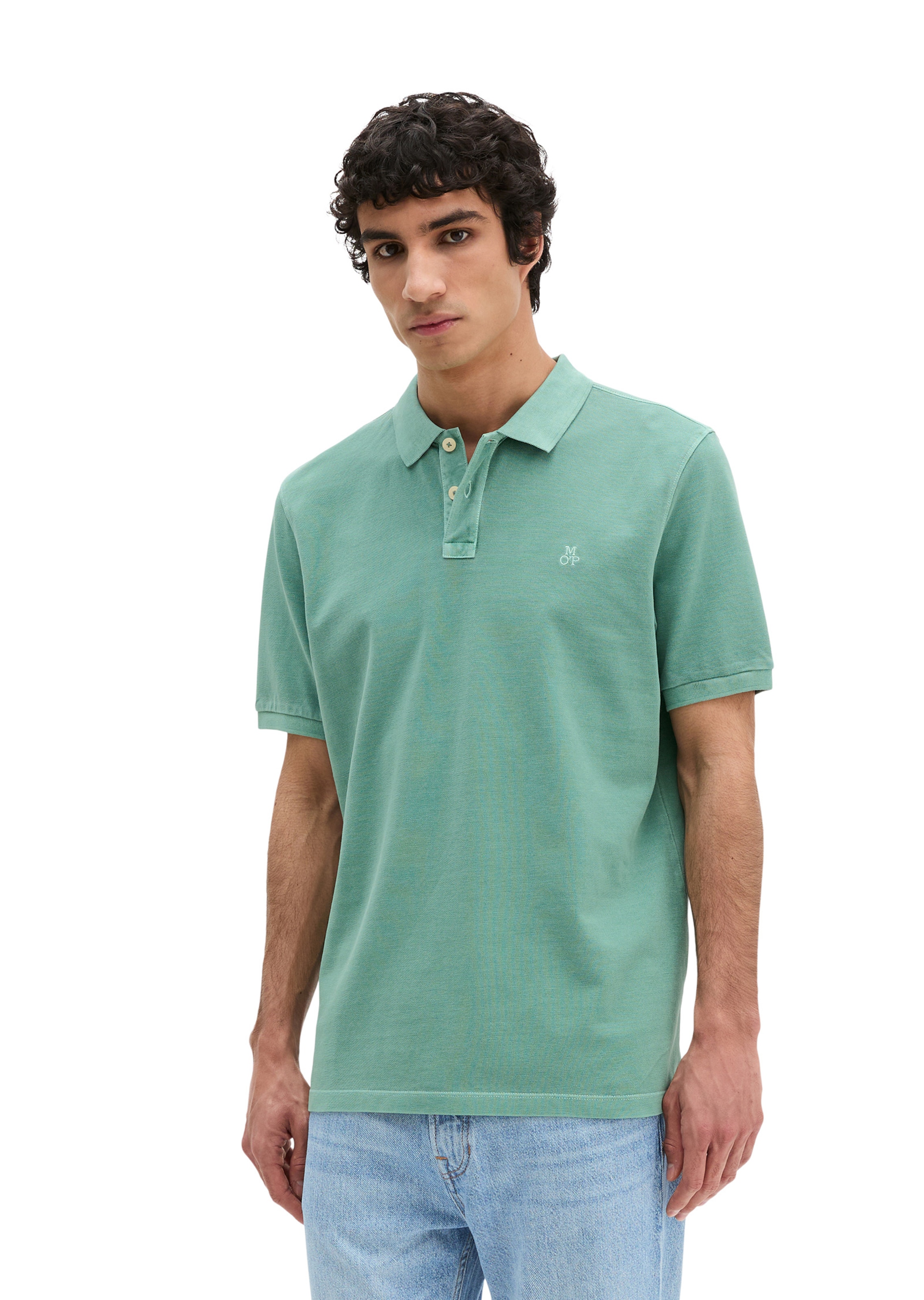 Marc O'Polo Shirt in Blauw: voorkant