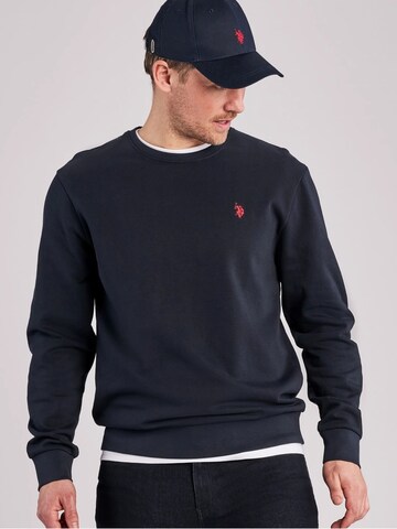 U.S. POLO ASSN. Sweatshirt 'Hugo' i blå: forside