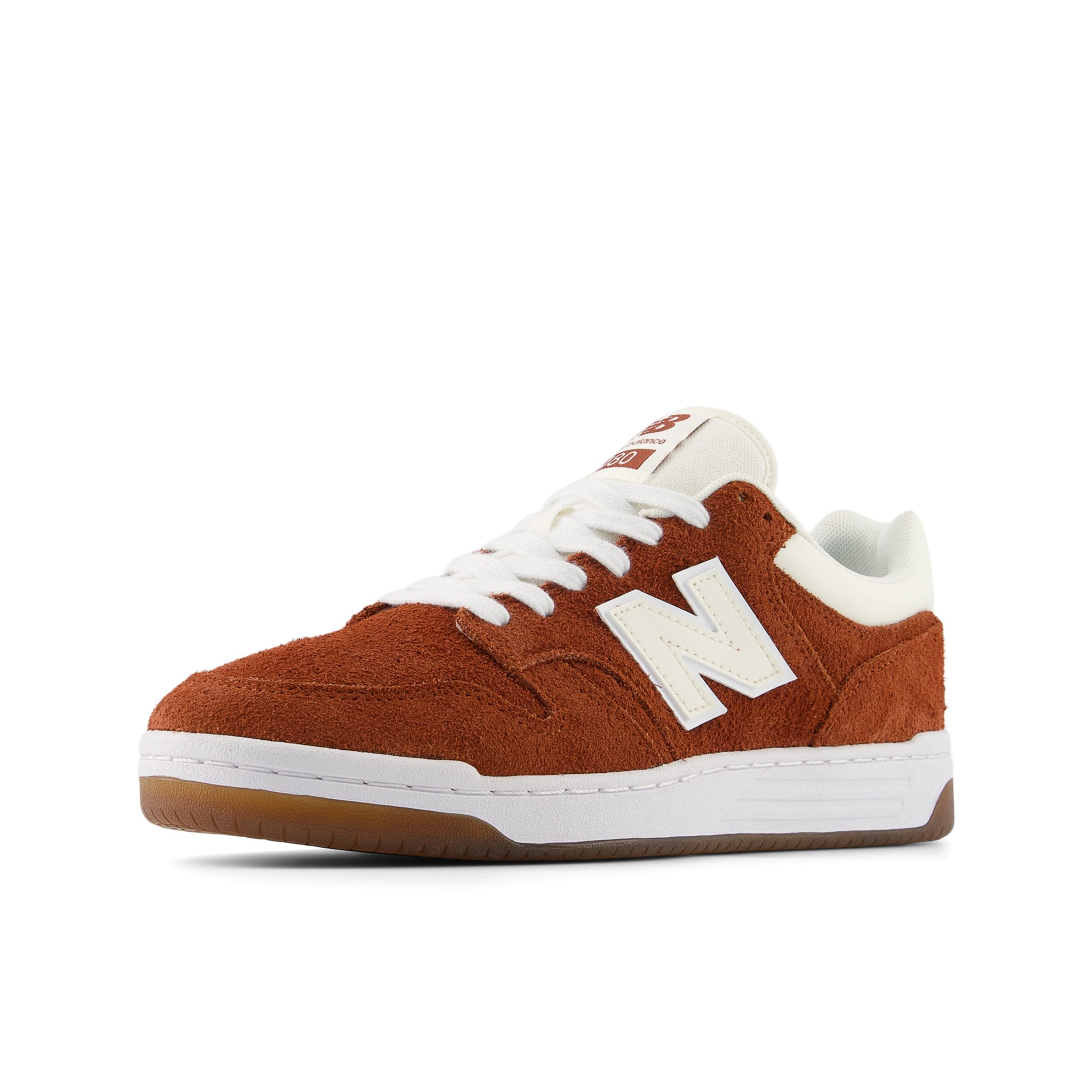 Baskets basses new balance en rouge : devant