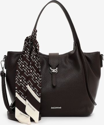 Cabas 'Hasina' Emily & Noah en marron : devant