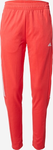 ADIDAS SPORTSWEAR Regular Sports trousers in Orange: front