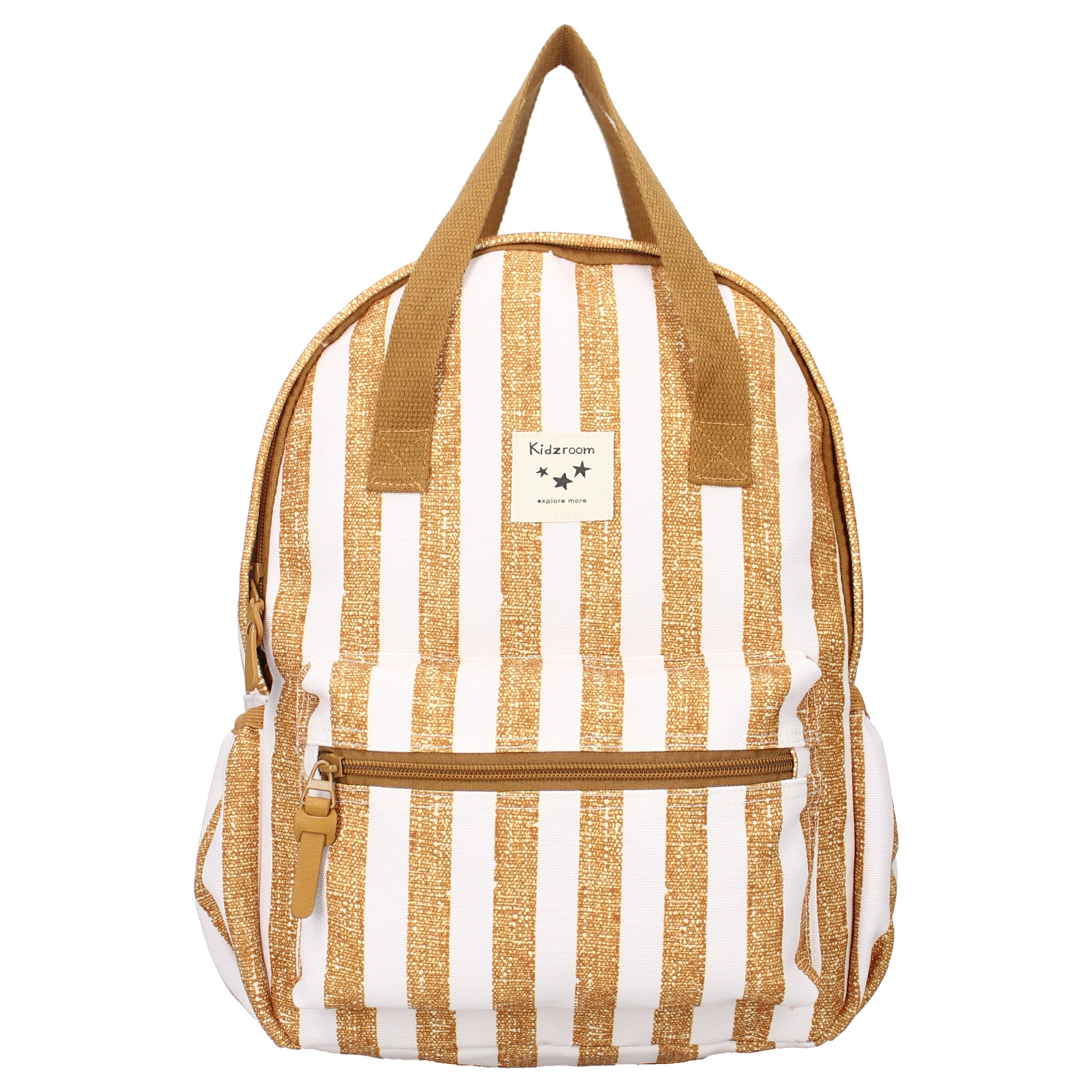 VADOBAG Rugzak 'Lille Stripe Frenzy' in Bruin: voorkant