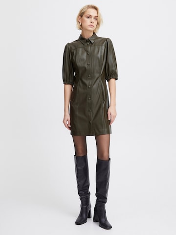 ICHI Shirt Dress 'AZAVI' in Green