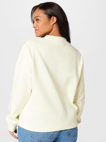 Calvin Klein Curve - Sweatshirt em amarelo