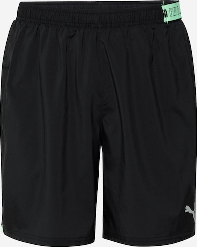 PUMA Sportbroek in de kleur Grijs / Appel / Zwart, Productweergave