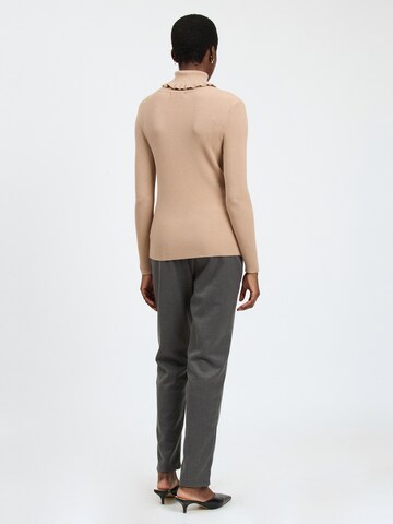 Influencer Pullover in Beige