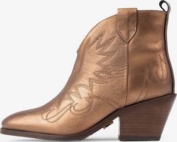 BRONX Ankle Boots 'La-Titude' in Bronze: predná strana