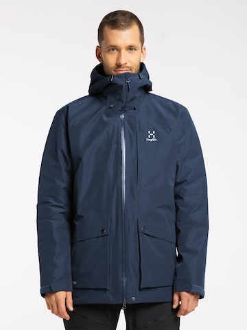 Haglöfs Outdoor jacket 'Älv' in Blue: front