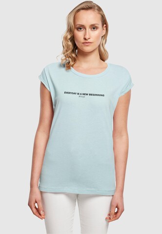 Merchcode Shirt 'Hope' in Blauw: voorkant