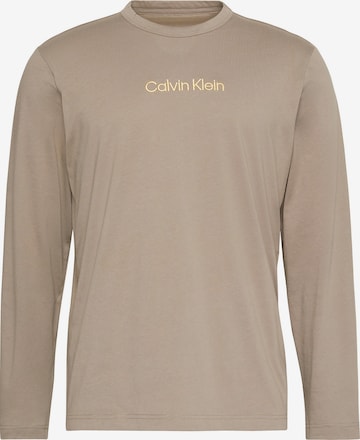 Calvin Klein Pajamas long in Beige: front