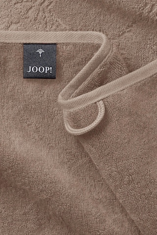 JOOP! Duschtuch 'Uni Cornflower' in Beige