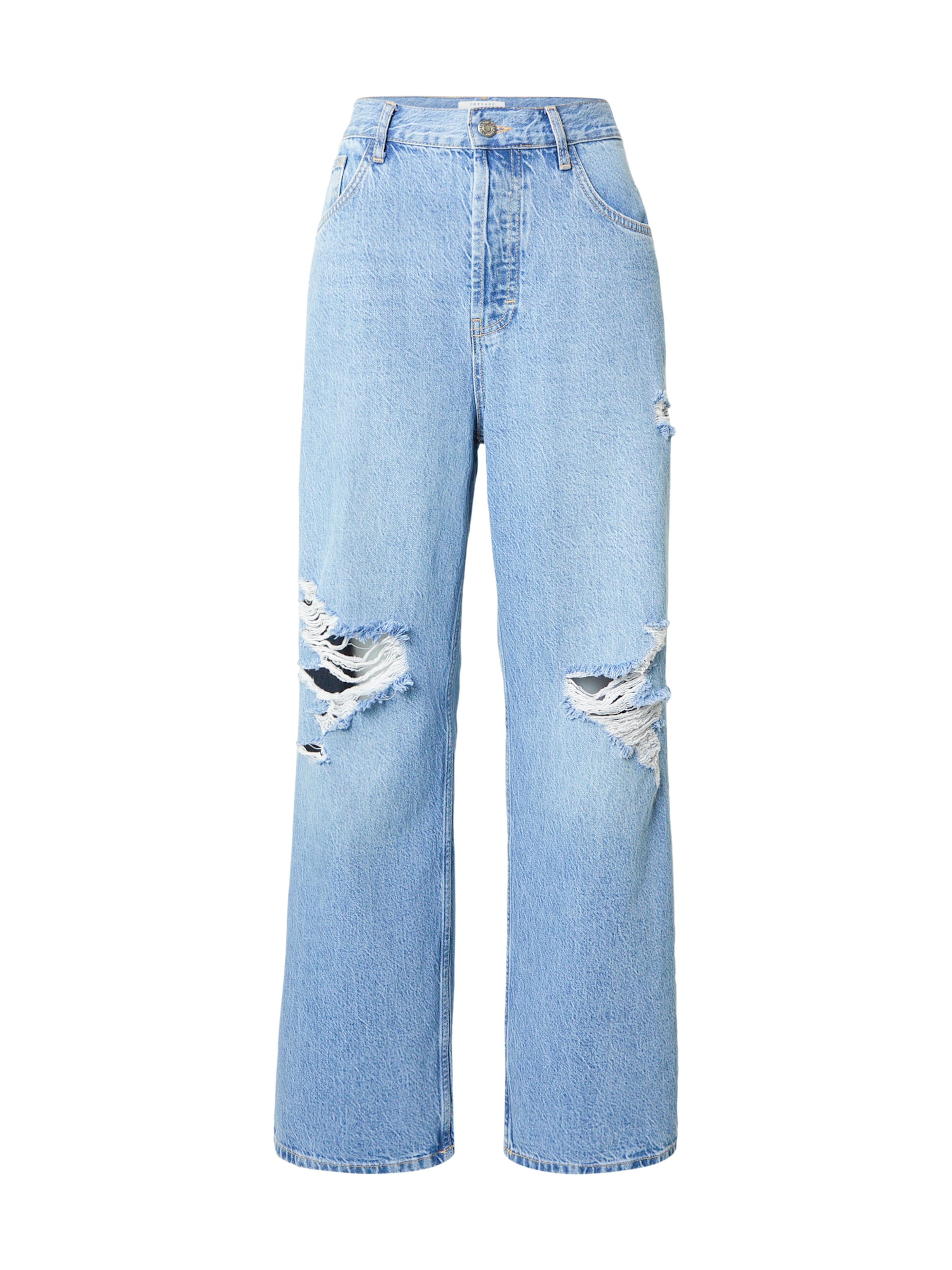 TOPSHOP Jean 'COLUMN' en bleu clair, Vue avec produit
